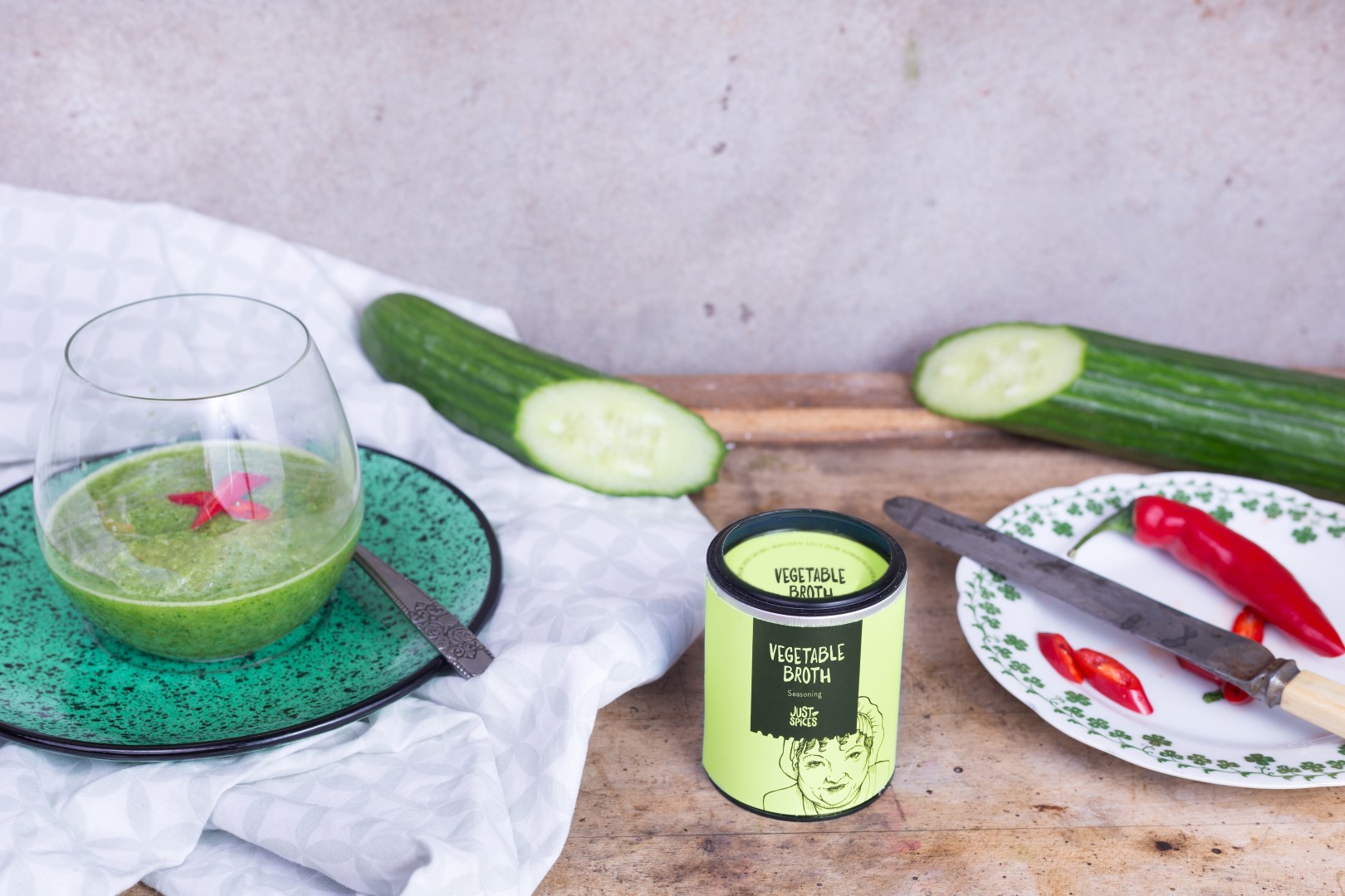 Cucumber-Avocado Gazpacho with Radish