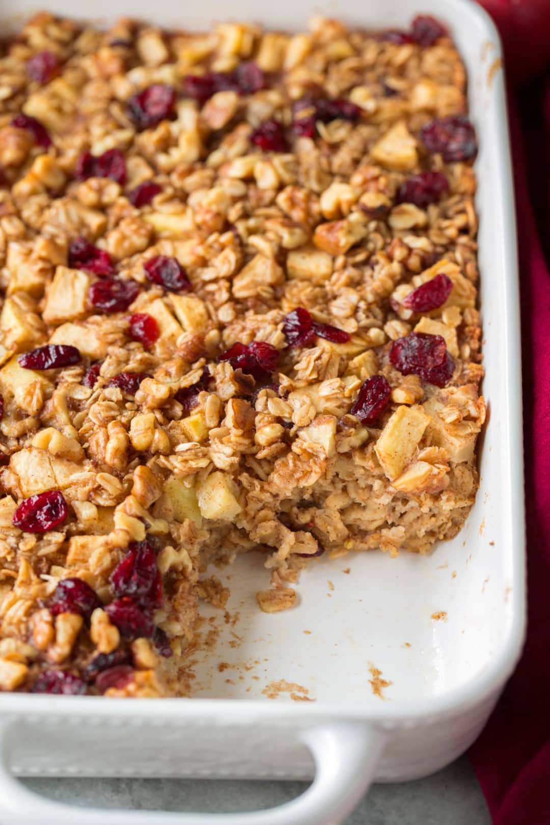 Oat-Top Baked Apples with Cinnamon