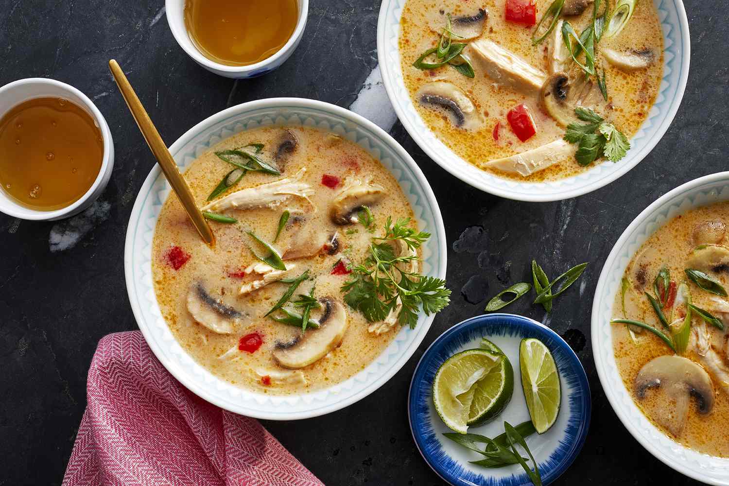 Hidden Ginger Soup with Coconut Milk