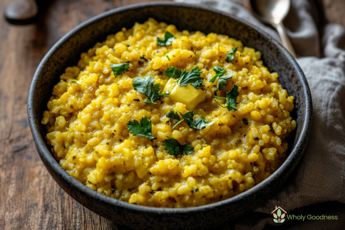 Gujarati Sweet Rice Khichdi