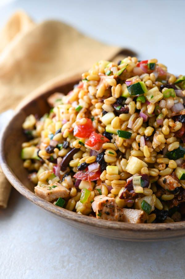 Khorasan Spelt Salad with Lemon Vinaigrette
