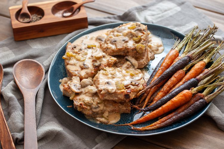 Baked Pork and Mushroom Loaf