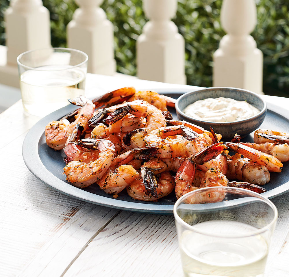 Pan-Seared Shrimp with Lemon-Dill Sauce