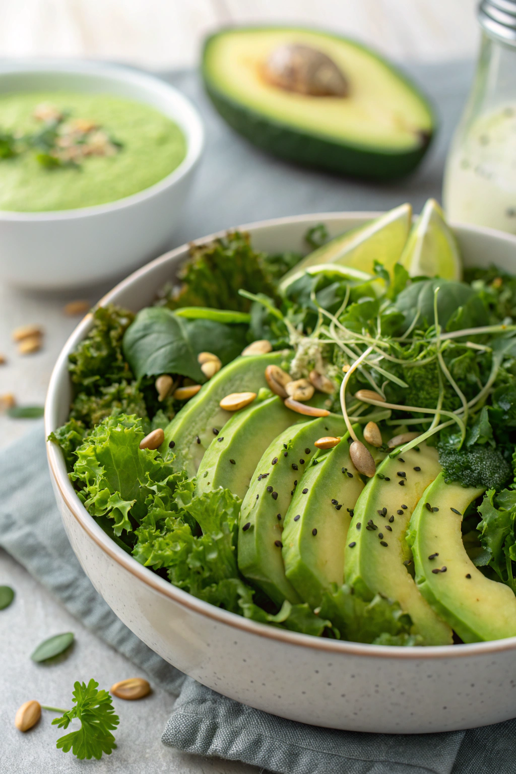 Avocado-Chia Seed Salad with Lime Vinaigrette