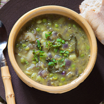 Broad Bean and Mint Soup