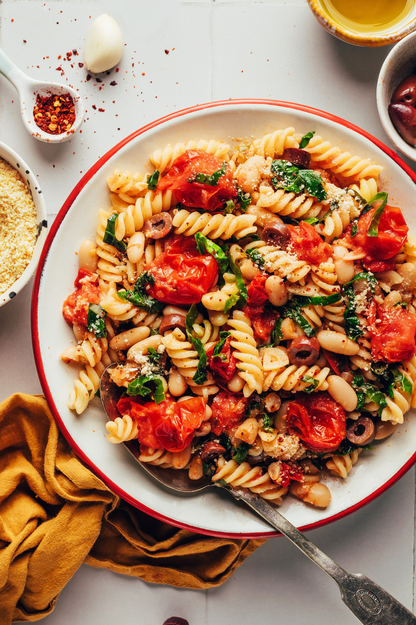 Broad Bean and Cherry Tomato Pasta