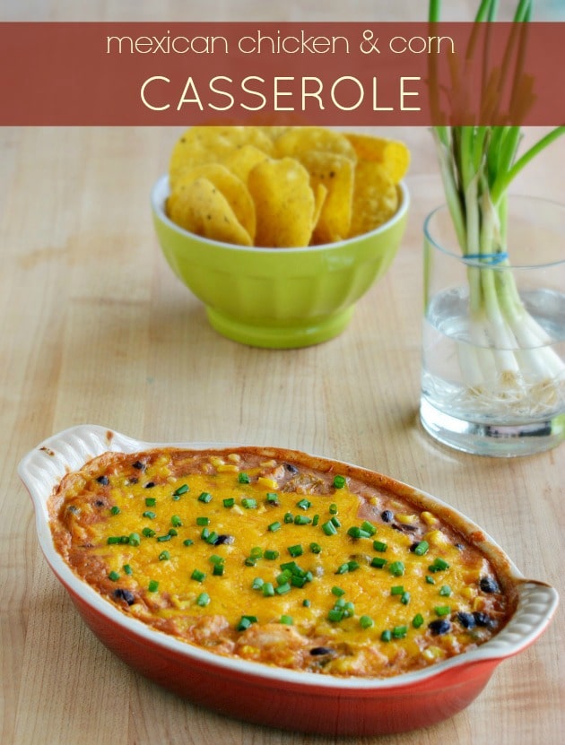 Mexican-Style Baked Chicken with Corn and Beans