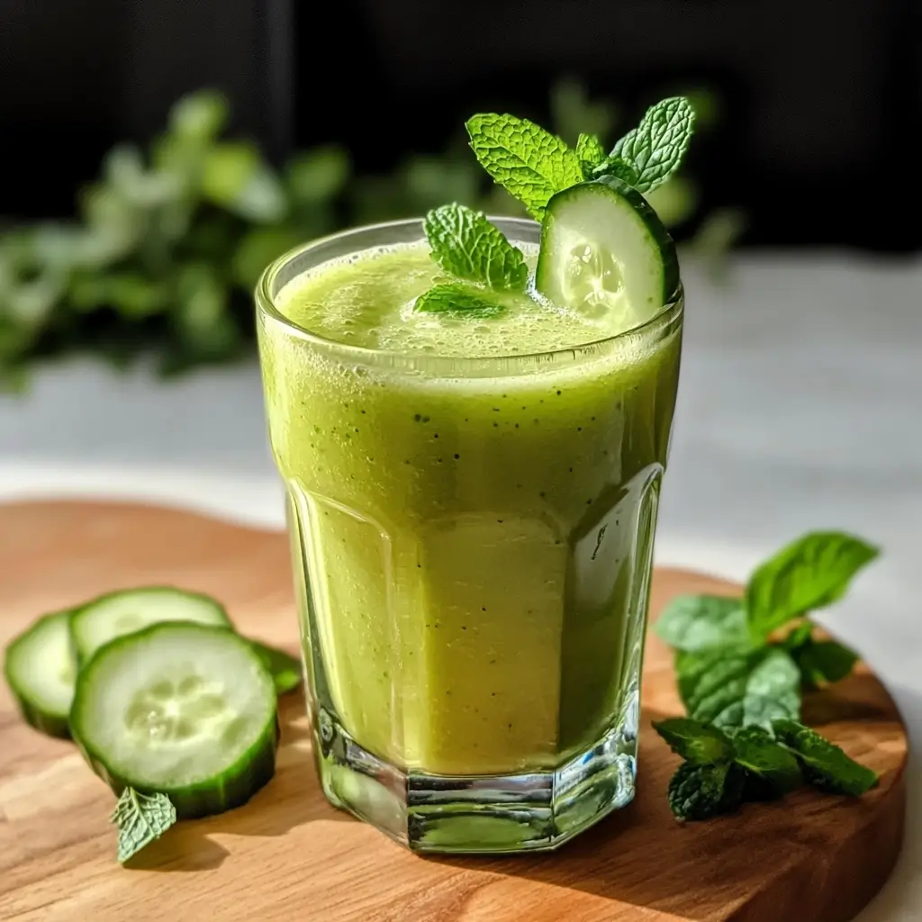 Cucumber-Mint Green Smoothie