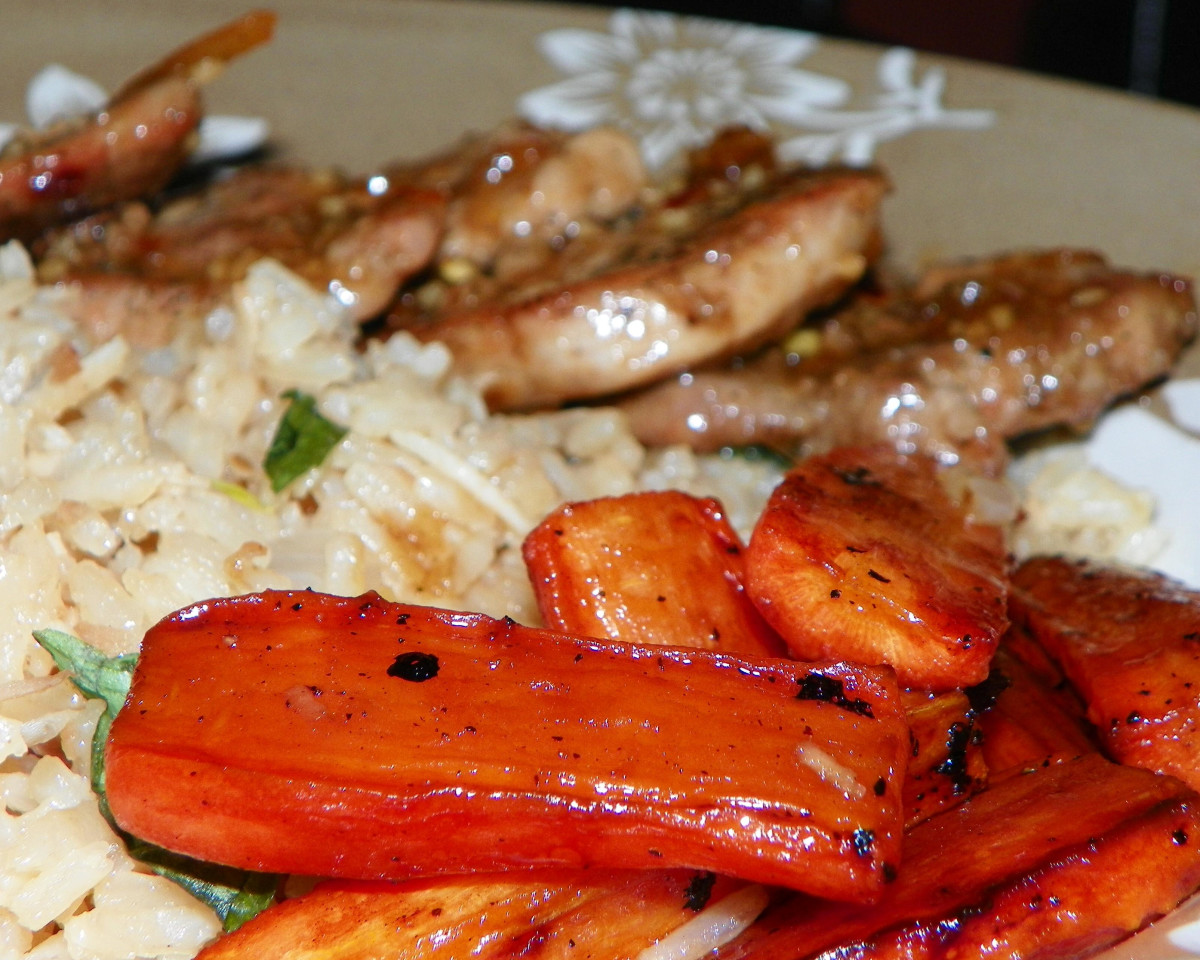 Half-Salt Half-Sugar Glazed Carrots