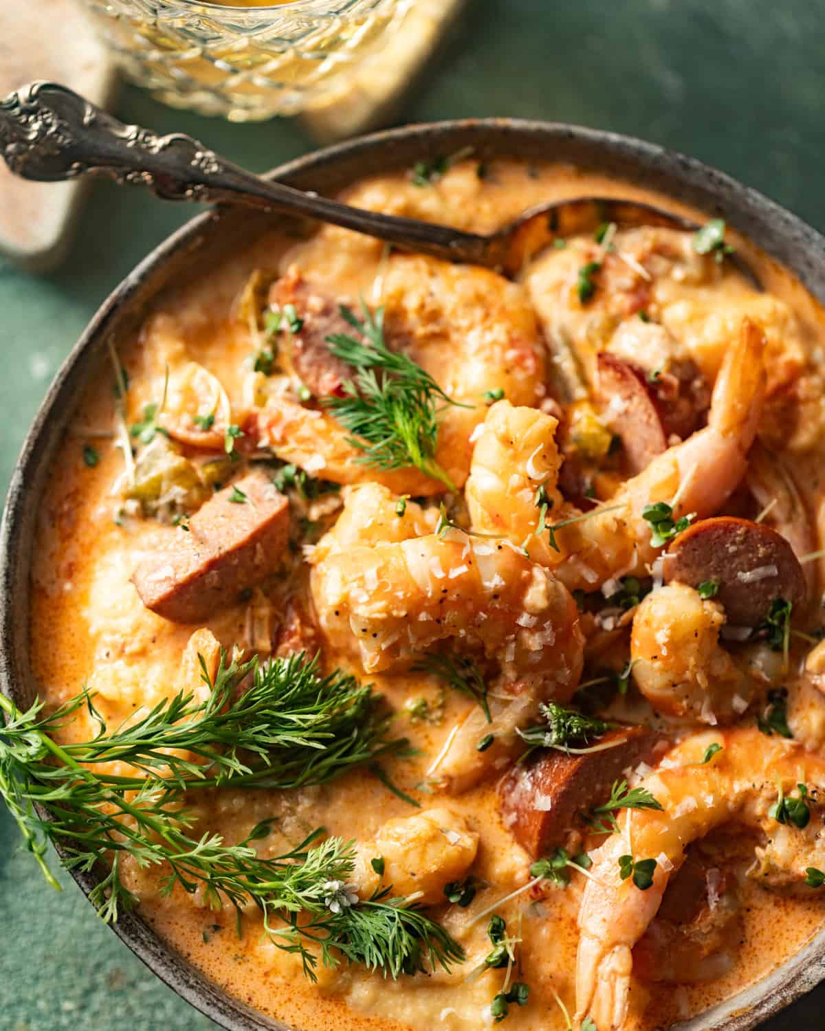 Beer-Battered Shrimp and Grits