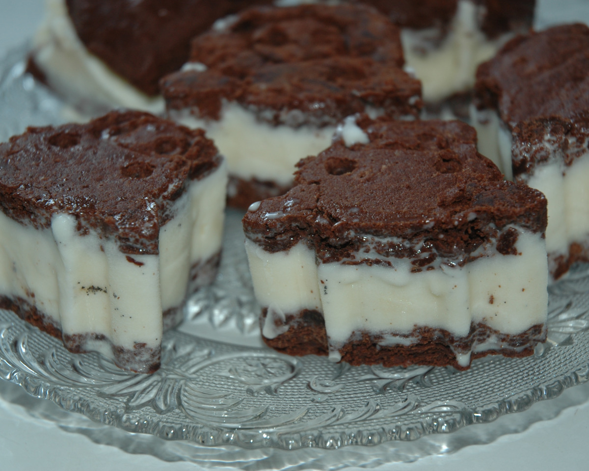 Snowflake Ice Cream Sandwiches