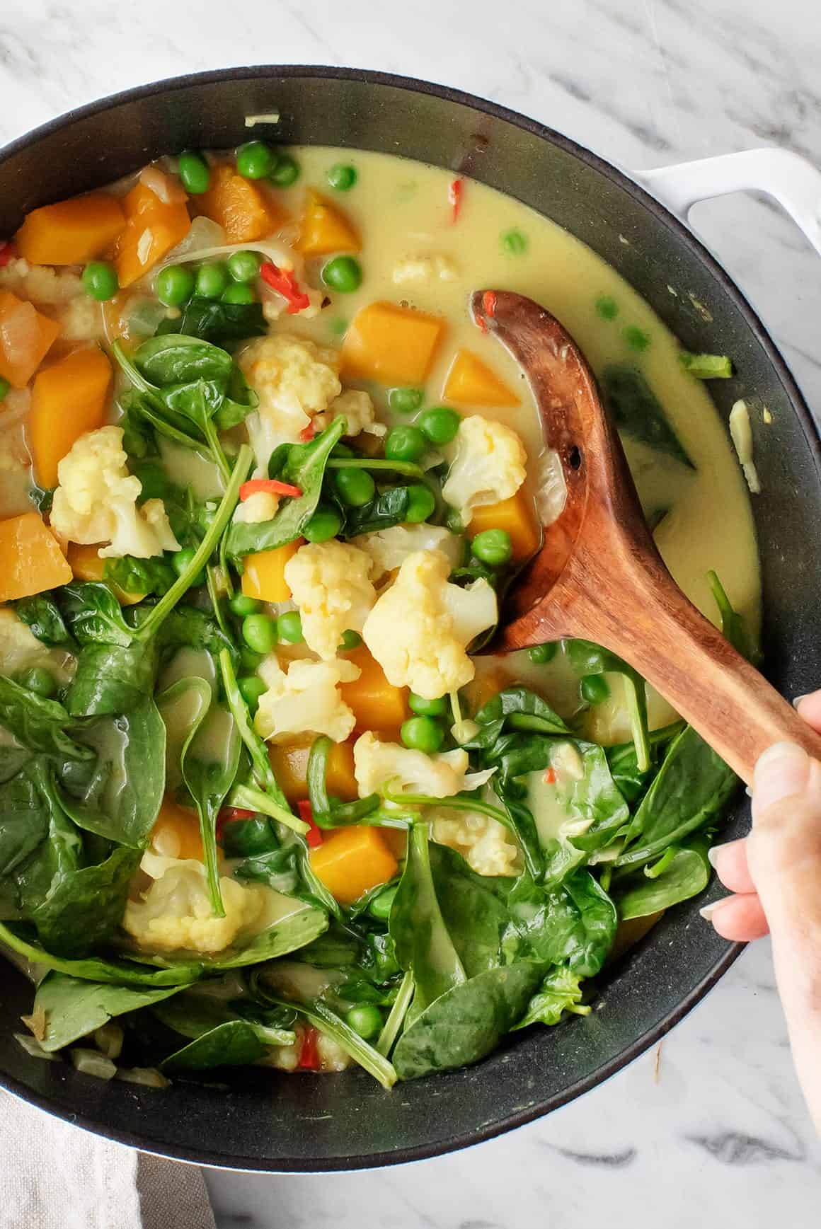 Randomly Delicious Vegetable Medley with Coconut Curry
