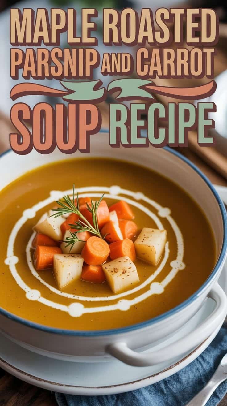 Maple-Roasted Carrot and Parsnip Soup