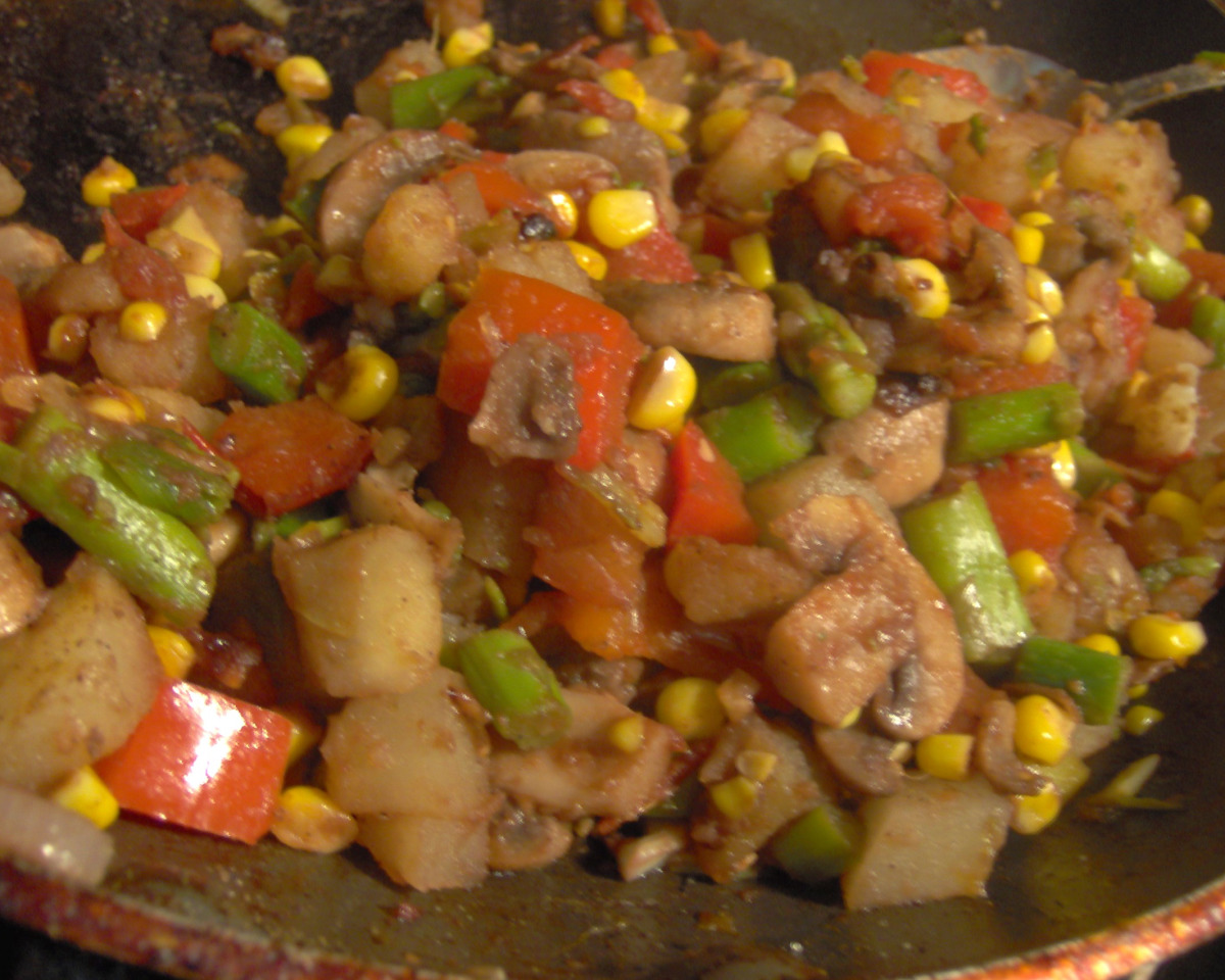 Half-And-Half Vegetable Medley