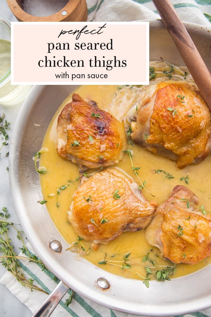 Pan-Seared Chicken Thighs with Fried Plantains and Mojo Sauce