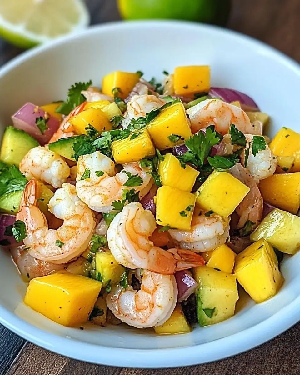 Shrimp and Mango Ceviche with Cilantro