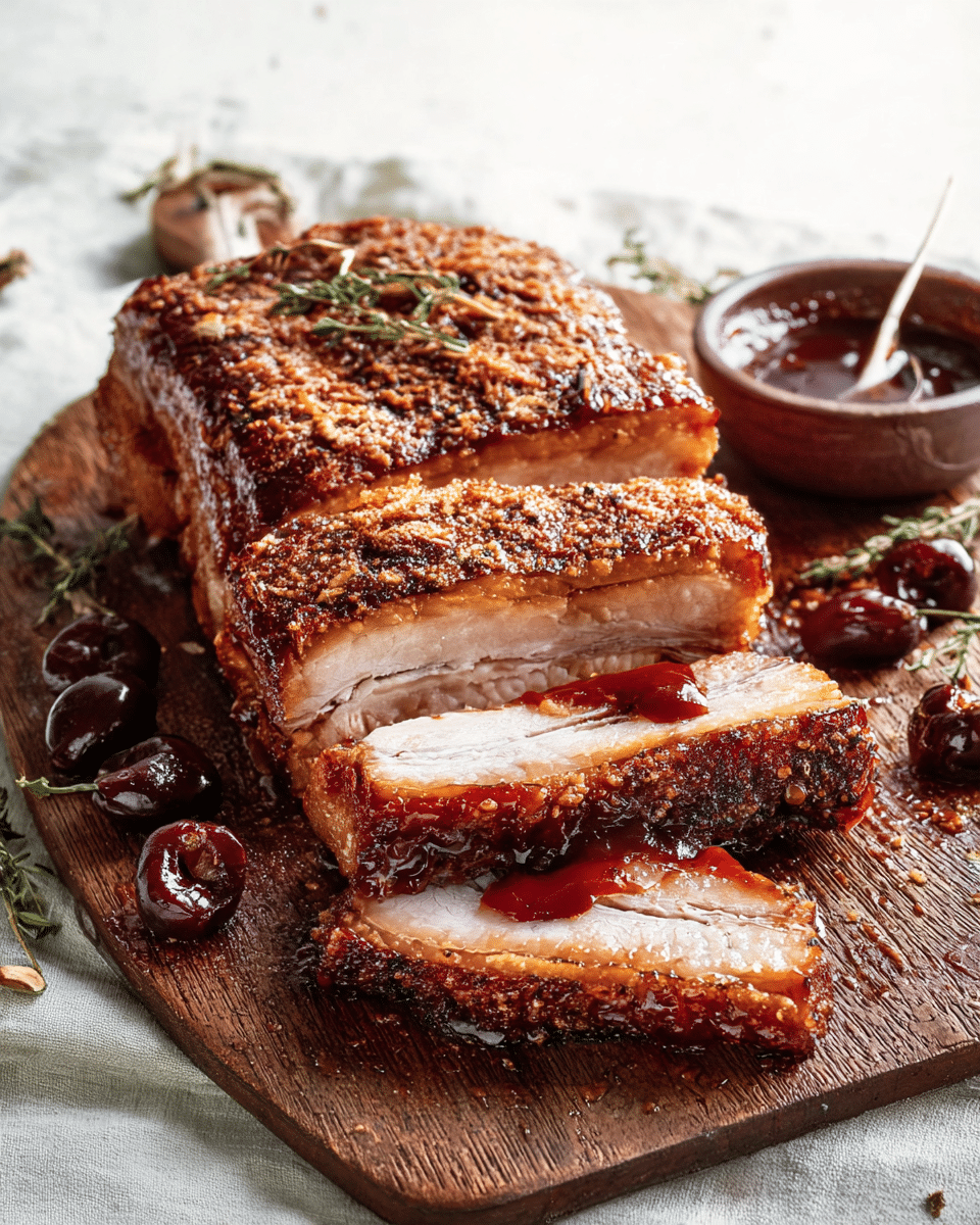 Smoky Maple-Glazed Pork Belly Bites