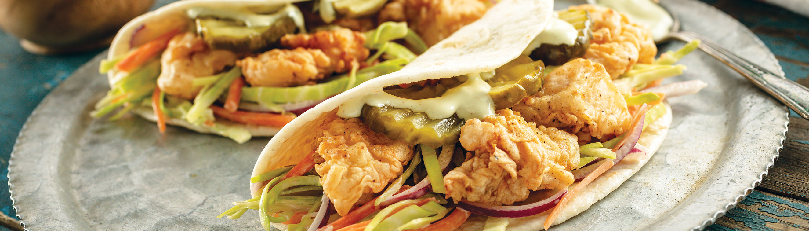 Texas-Style Fried Chicken Tacos