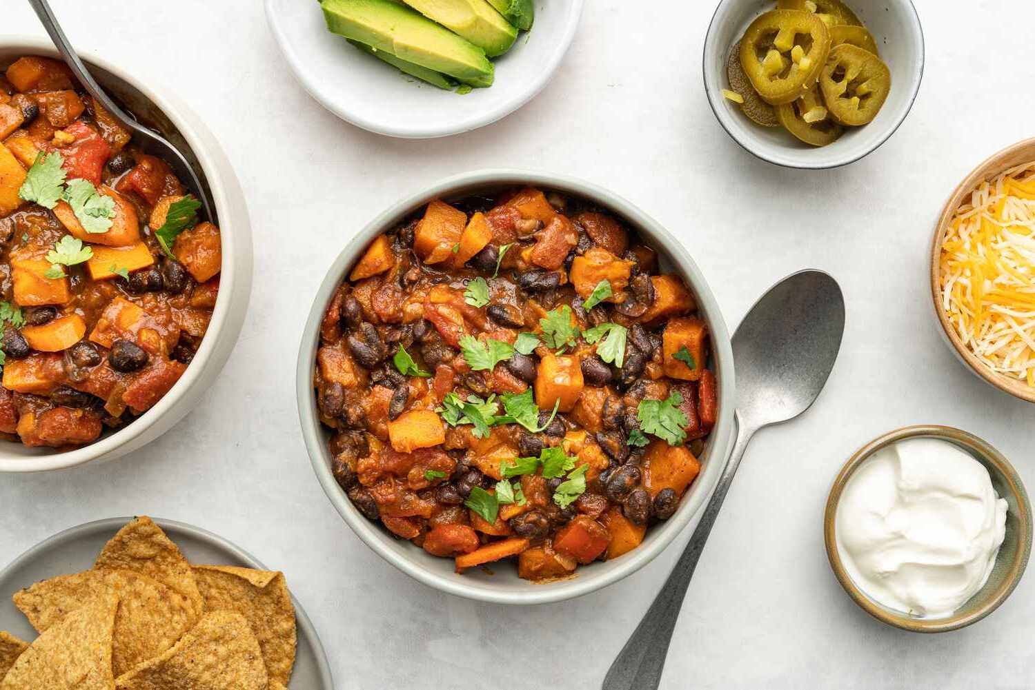 Cumin-Spiced Sweet Potato and Black Bean Stew