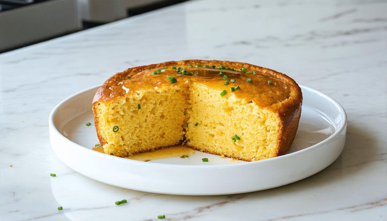 Honey-Sweetened Cornbread with Chives