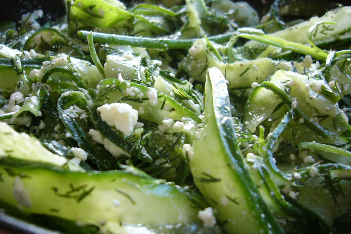 Dill-Cucumber Feta Salad