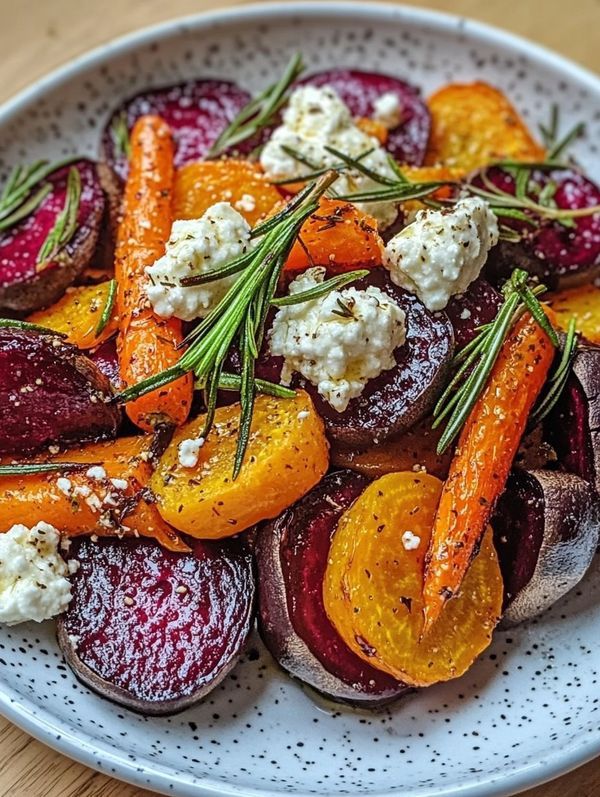 Herb-Roasted Beetroot and Carrot Salad