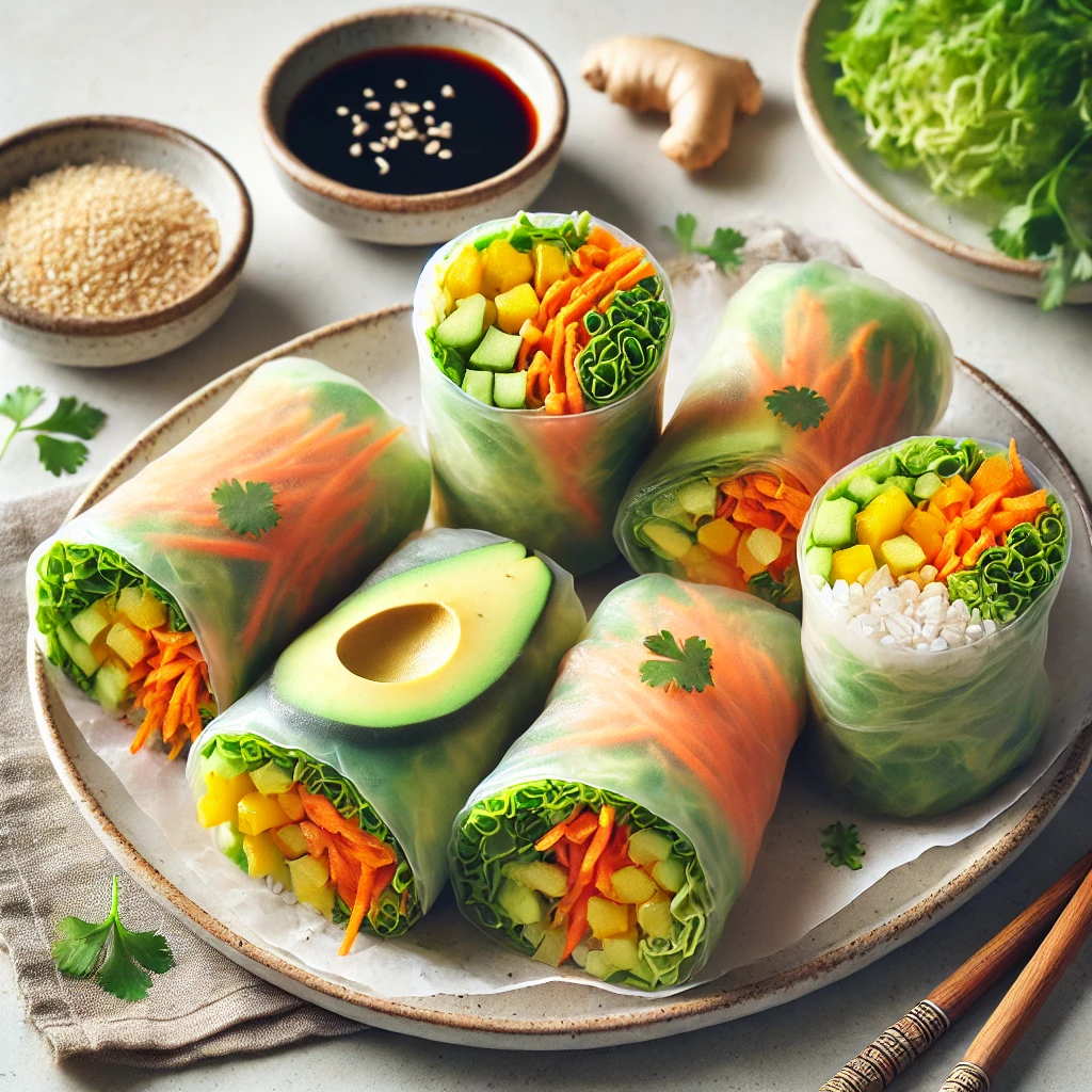 Vibrant Vegetable Spring Rolls