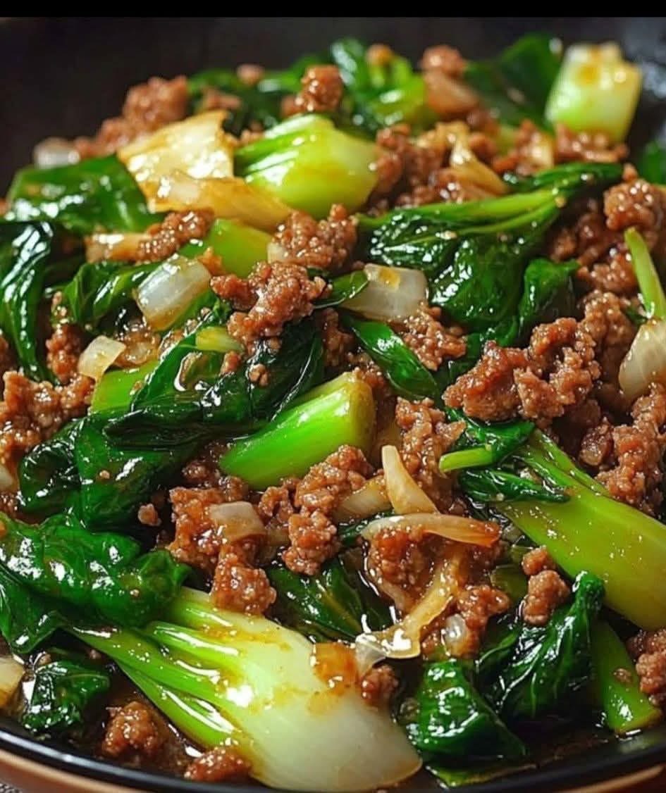 Stir-Fried Bok Choy with Ginger and Garlic