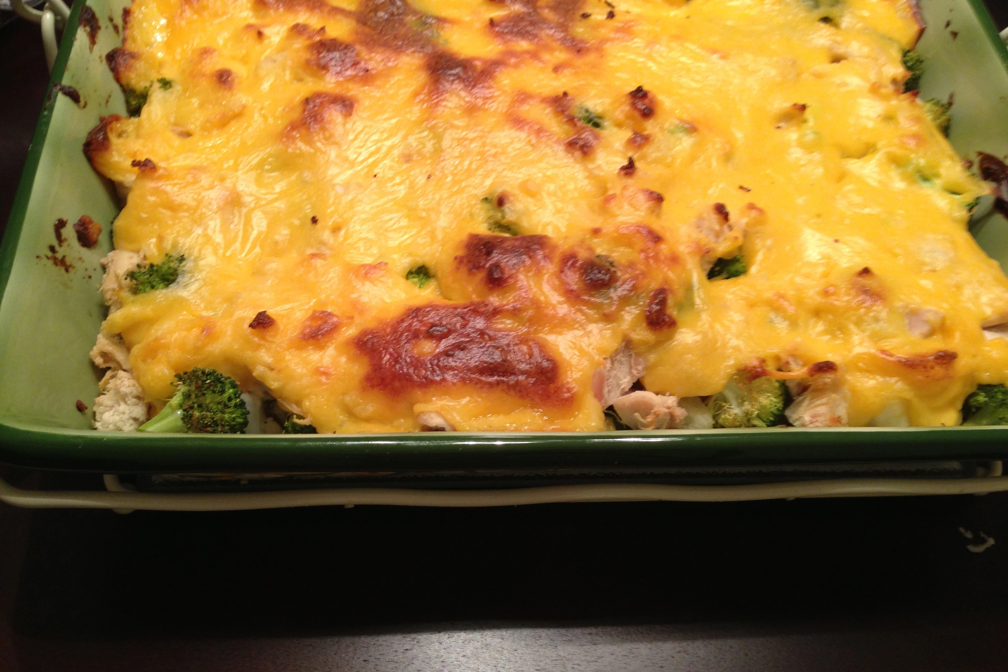 Cheesy Potato and Broccoli Bake