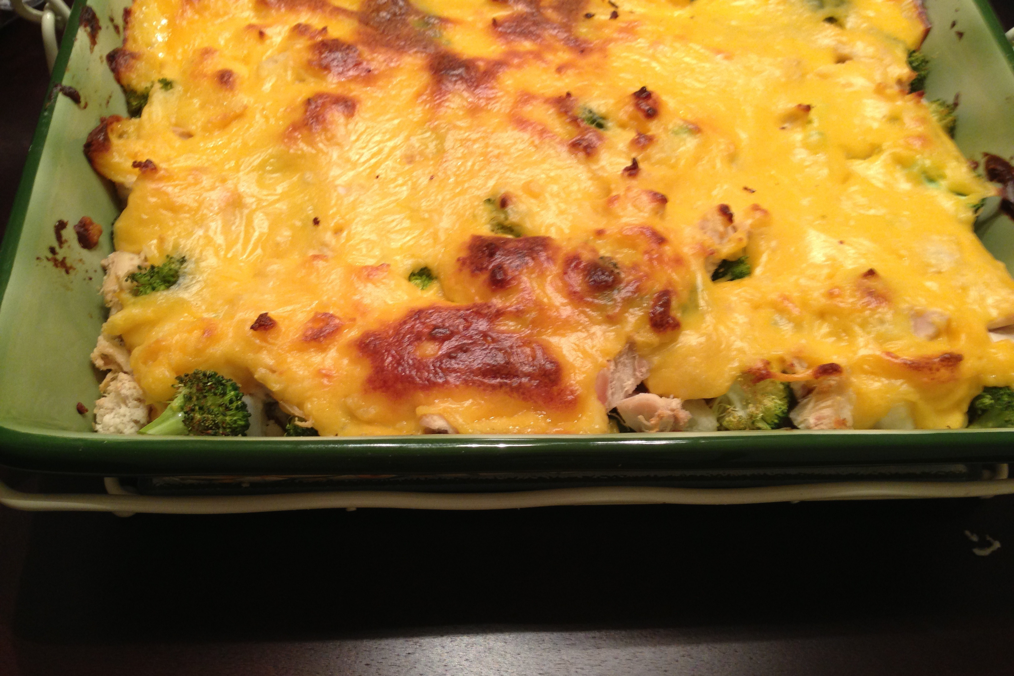 Cheesy Potato and Broccoli Bake