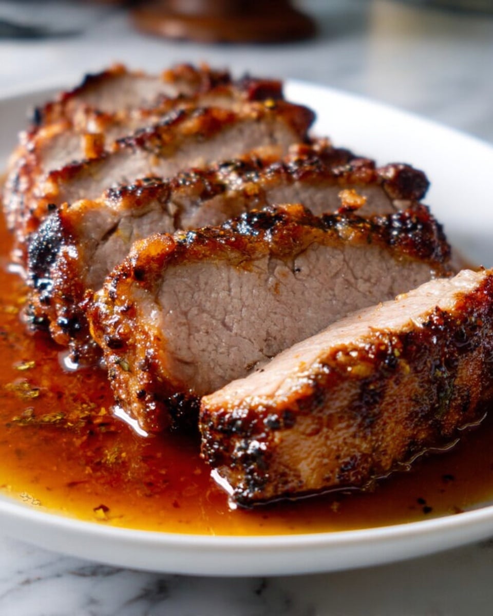 Maple-Dijon Glazed Pork Tenderloin