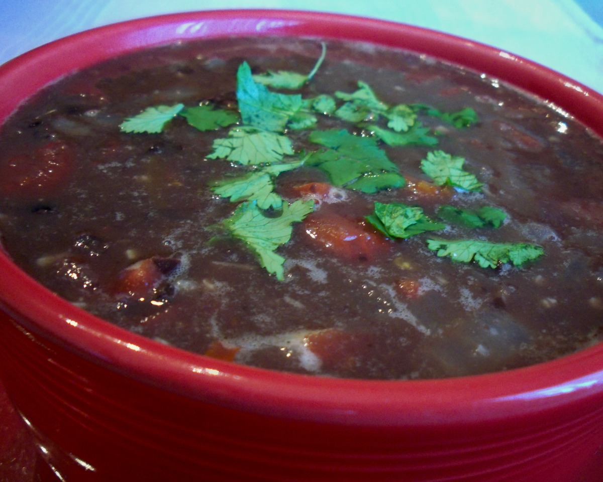 Cumin-Scented Black Bean Soup