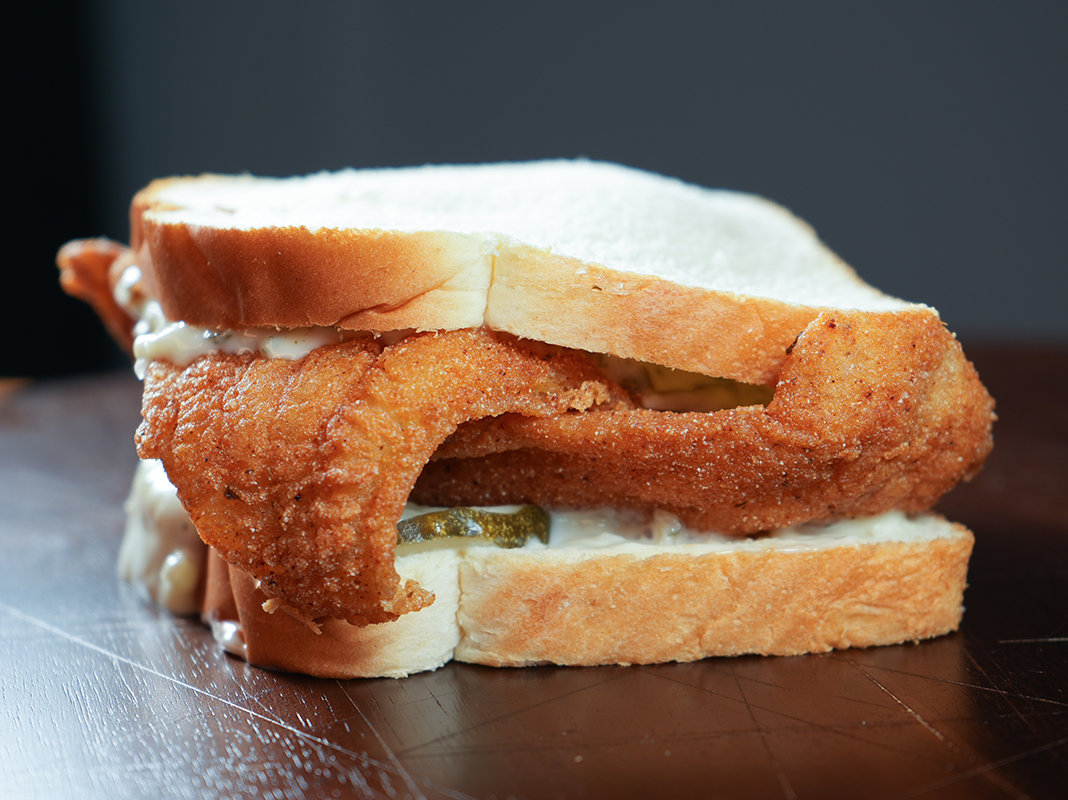 Fried Catfish Sandwich with Remoulade