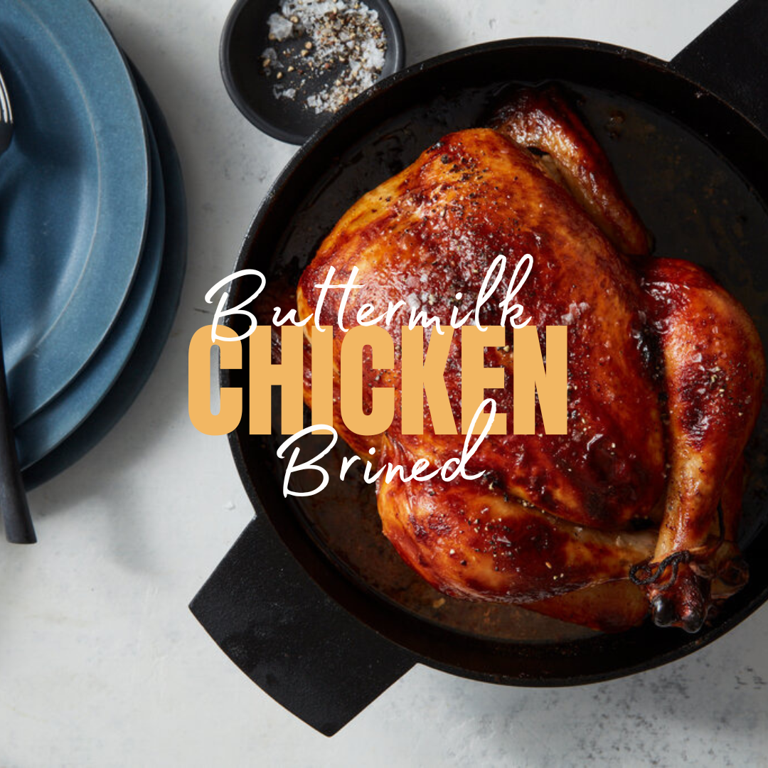 Buttermilk-Brined Chicken Thighs with Herb-Garlic Seasoning