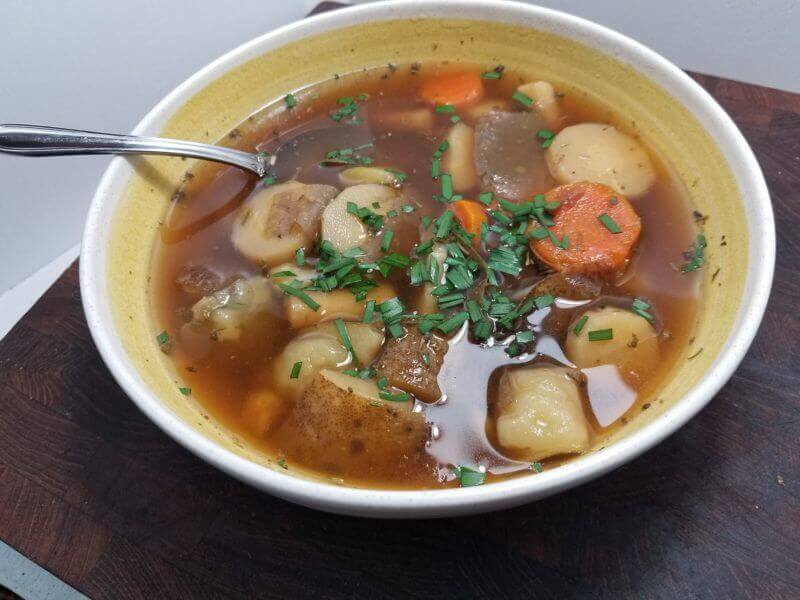 Mediterranean Chickpea and Root Vegetable Stew