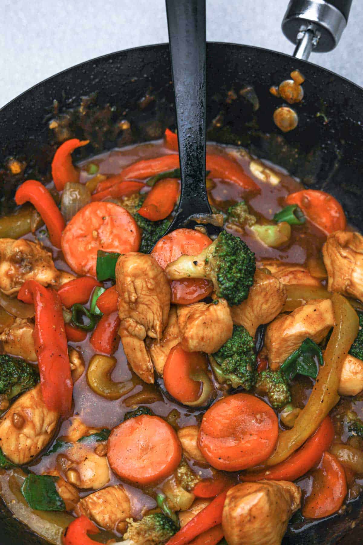 Mediterranean-Asian Chicken Stir-Fry