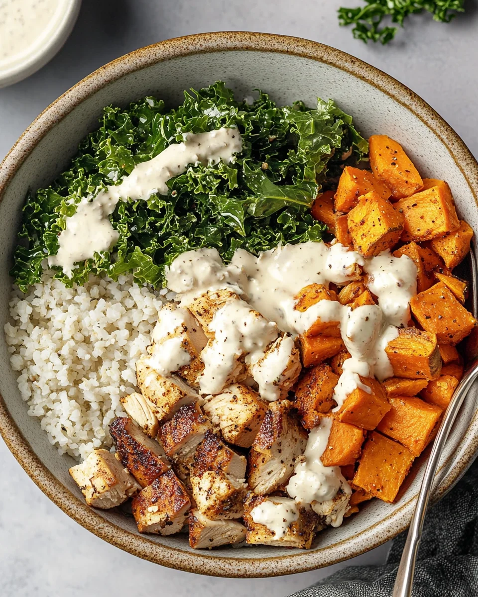 Miso-Roasted Sweet Potato and Kale Bowls