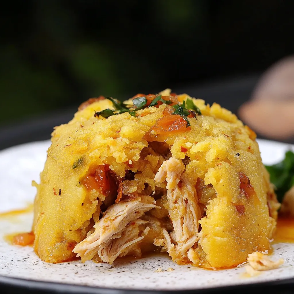 Plantain and Pork Mofongo