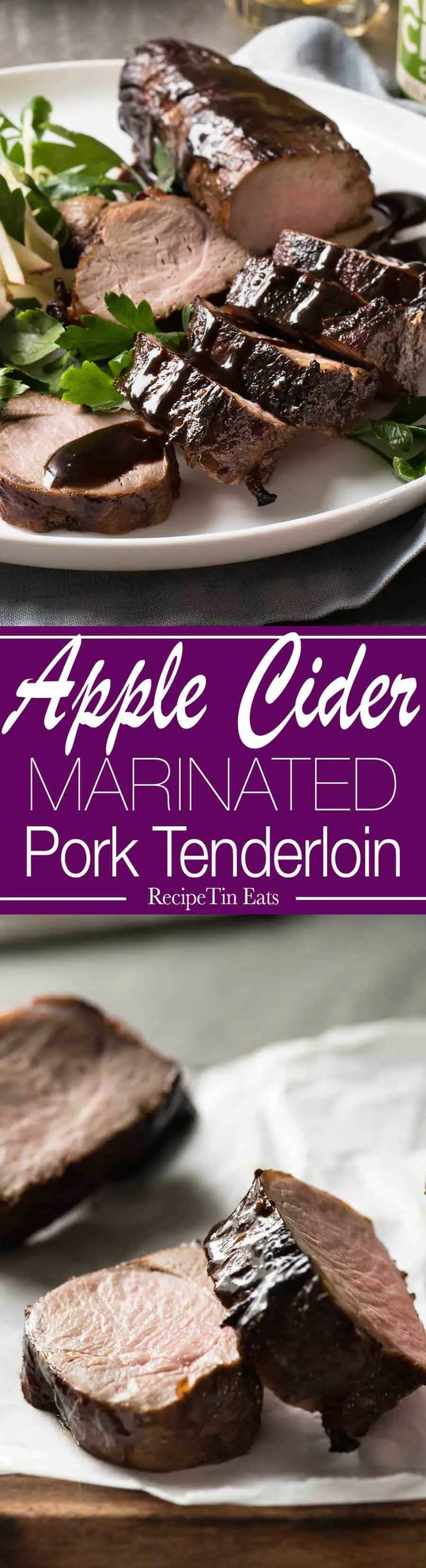 Northern Missouri Apple Cider Glazed Pork Tenderloin