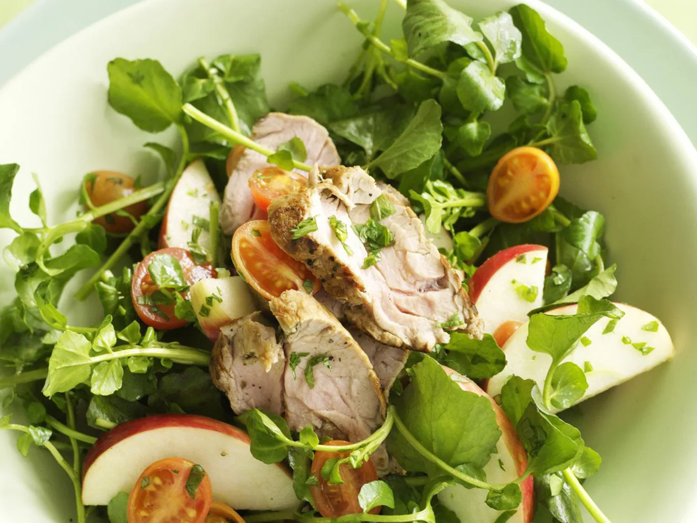Pork and Apple Salad with Mustard Vinaigrette