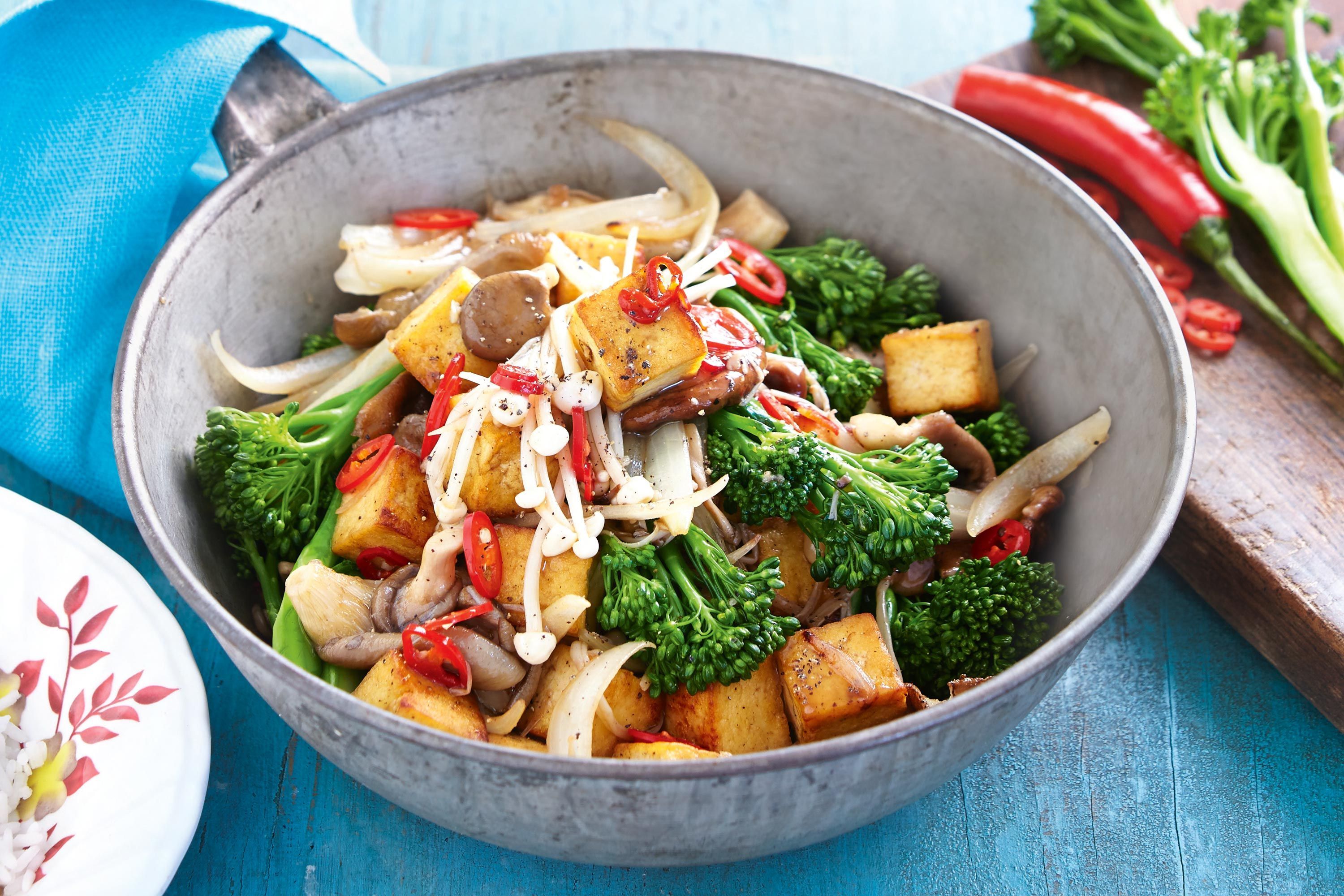 Vegetarian Stir-Fry with Tofu