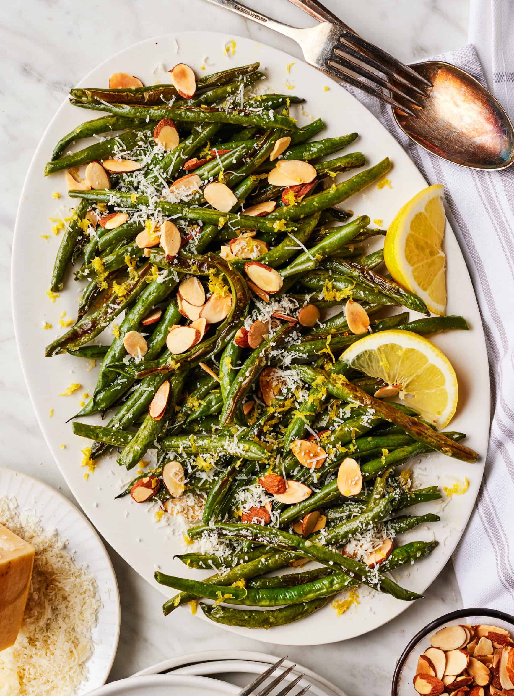 Garlic-Sautéed Green Beans with Lemon Zest