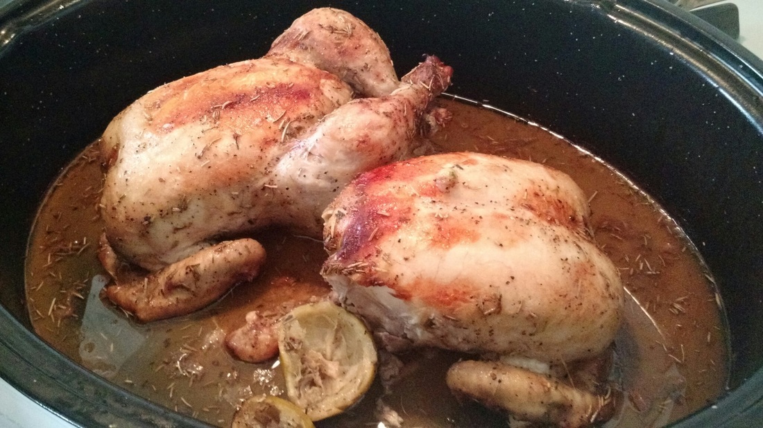 Lemon-Glazed Chicken with Rosemary and Thyme