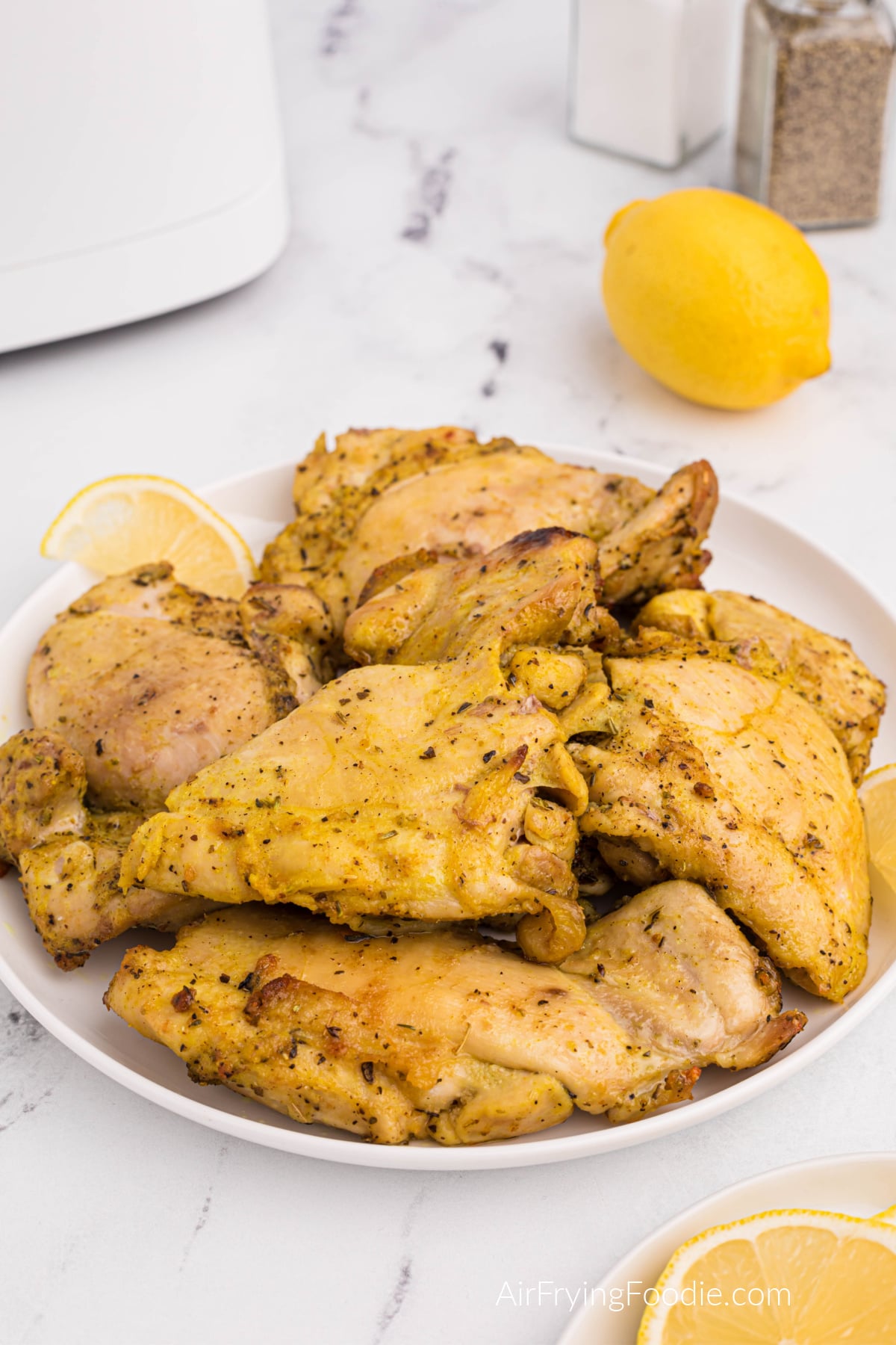 Air-Fried Chicken Thighs with Lemon Zest and Thyme