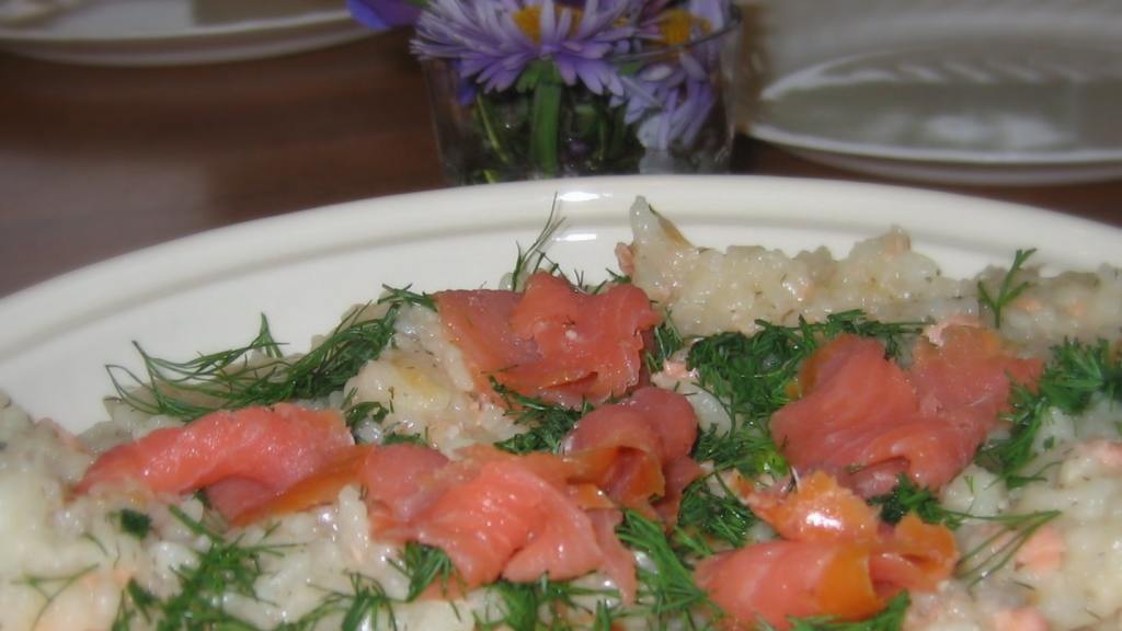 Smoked Salmon & Pea Risotto
