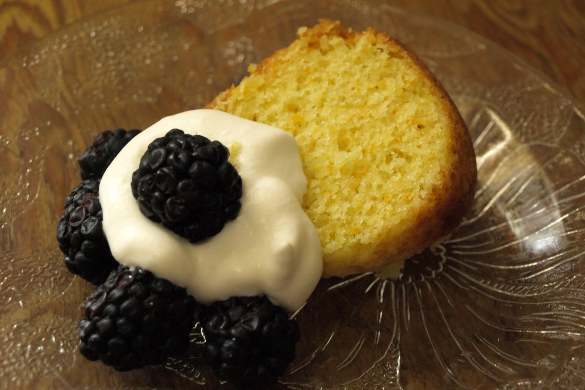 Olive Oil Chocolate Cake with Orange Zest