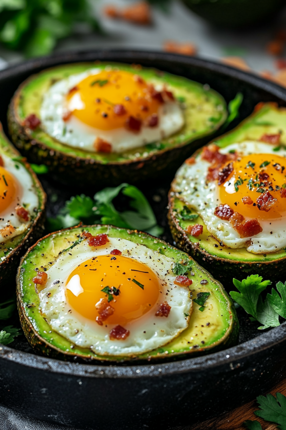 Savory Egg and Avocado Boats