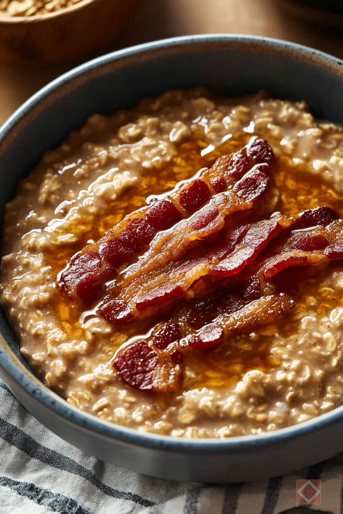 Maple-Bacon Oatmeal