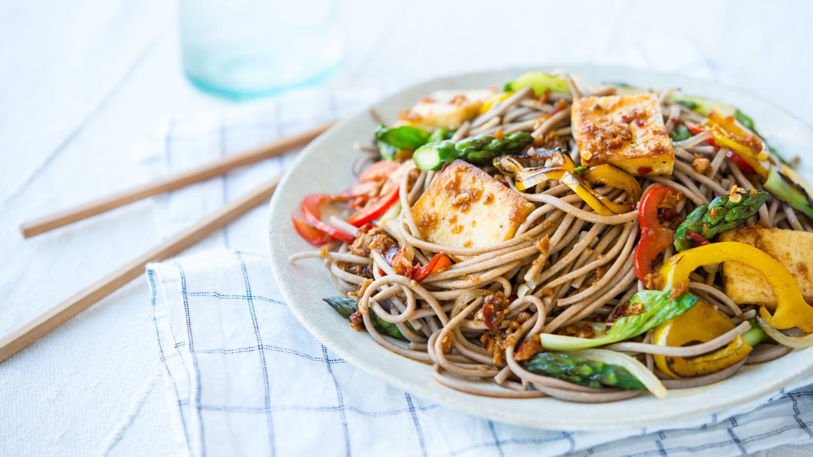 Soba Noodle Stir-Fry with Edamame and Sesame