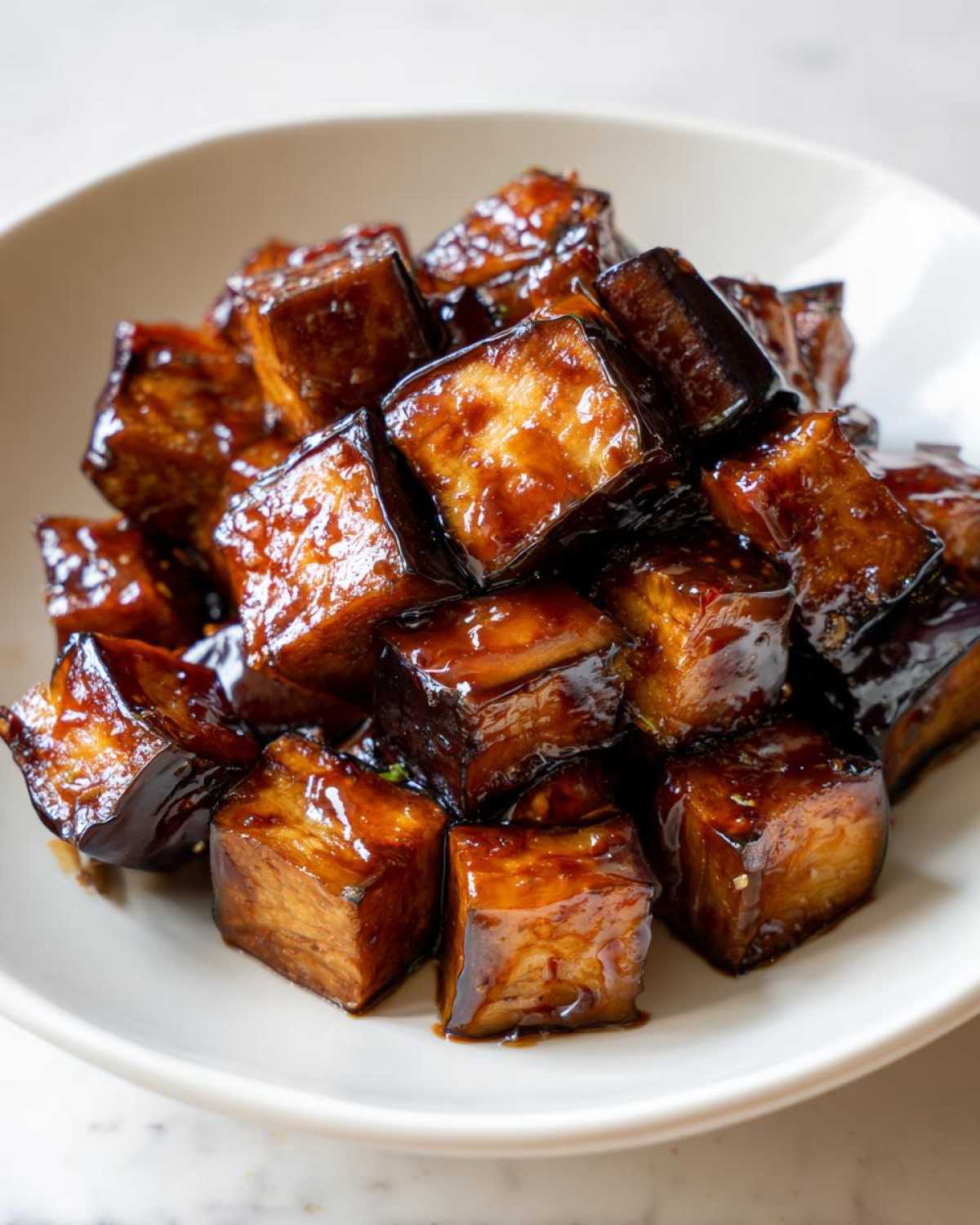 Miso-Glazed Eggplant and Sweet Potato